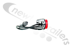 30163061 Aspoeck Unipoint Rear Red Marker Lamp With 0.5m Assy 3 Connection Cable