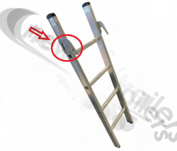 30109177 Knapen 4 rung rear access ladder BRACKET (Left)