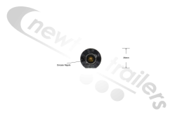 M-38002301 STAS Door Hinge - Double Kick Door Hinge Bolt.