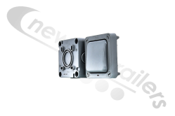 N1009126 Weather Proof Switch 20a 1-Gang with Neon Light - Often Used for Trailer Body Interior Light