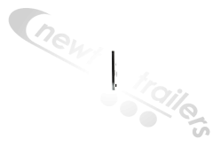 N1009295 Fruehauf Front Outline Marker Bracket Chassis Mounting Plate >2008 Fits Both OS & NS