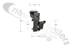 03080009751 SAF Caliper Assembly Left SBS 2220 H01 Nearside
