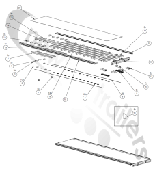 M-10002402 STAS Front Under Floor Body Profile Middle Section of Crossmember 2,3,4 and 5