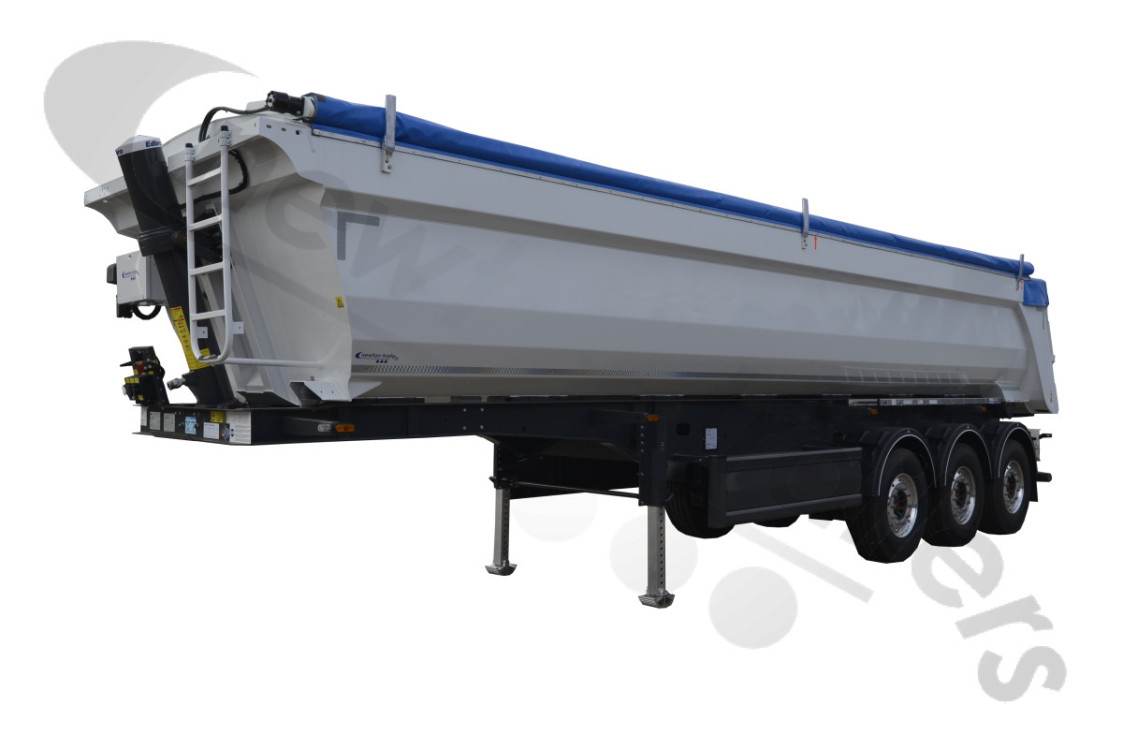 Steel Body Aggregate Tipping Trailer