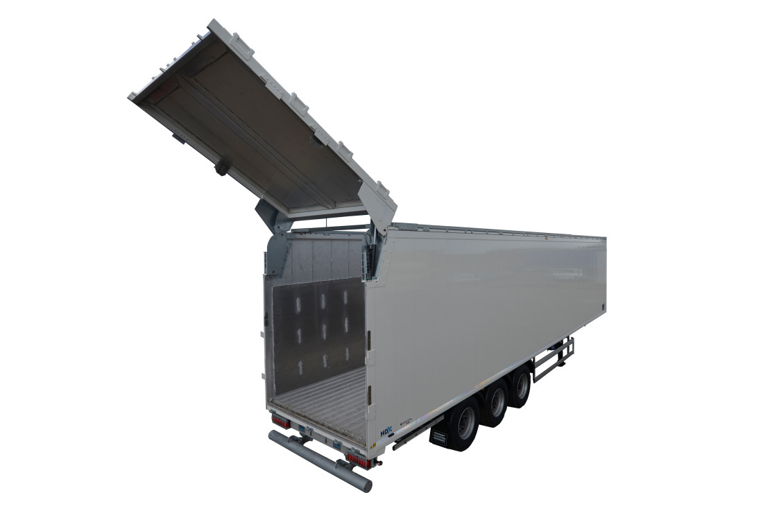 Heavy Duty Waste & Landfill Moving Floor Trailer Hydraulic Door