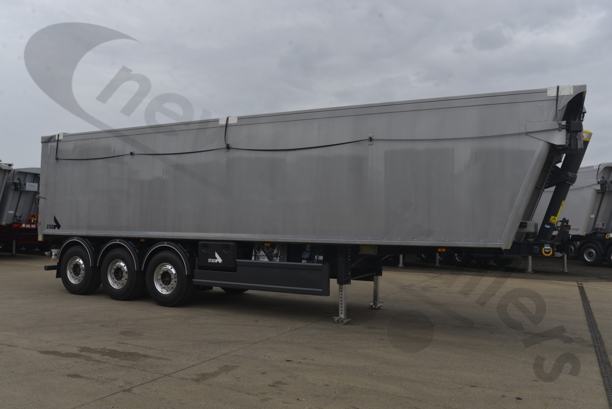 Hire Used 2023 STAS Plank Sided Tipping Trailer