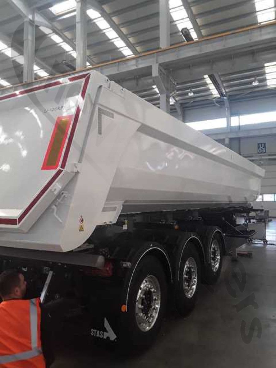Hire New 2025 STAS Steel Body Aggregate Tipping Trailer