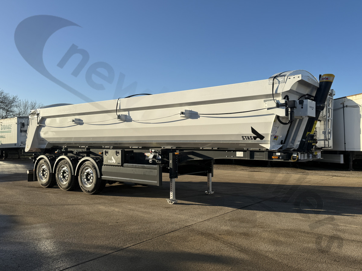 Hire New 2025 STAS Steel Body Aggregate Tipping Trailer