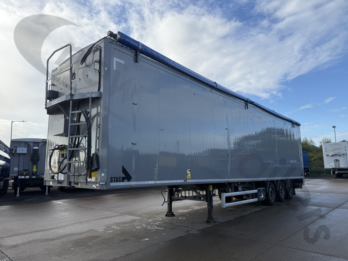 Used 2019 STAS Biomass Moving Floor Trailer