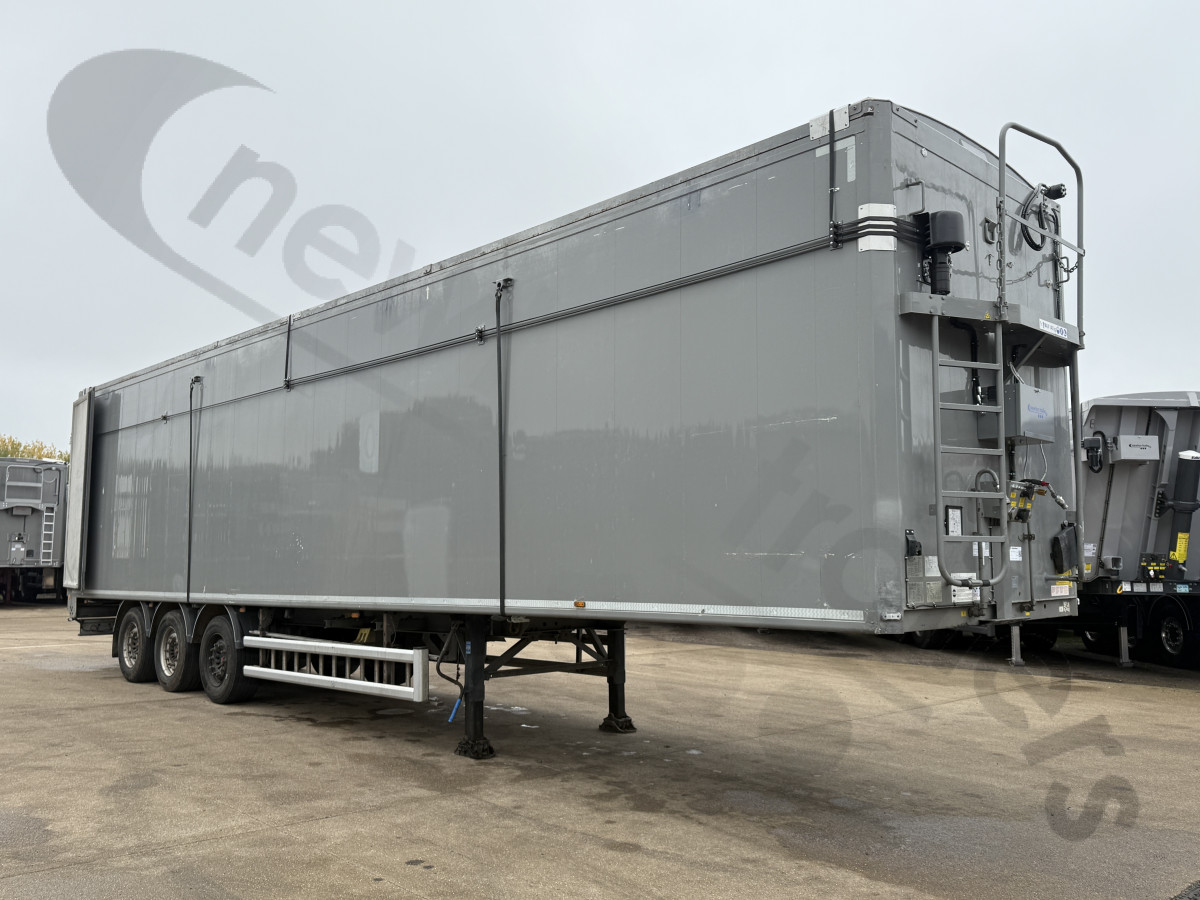 Used 2019 STAS Biomass Moving Floor Trailer