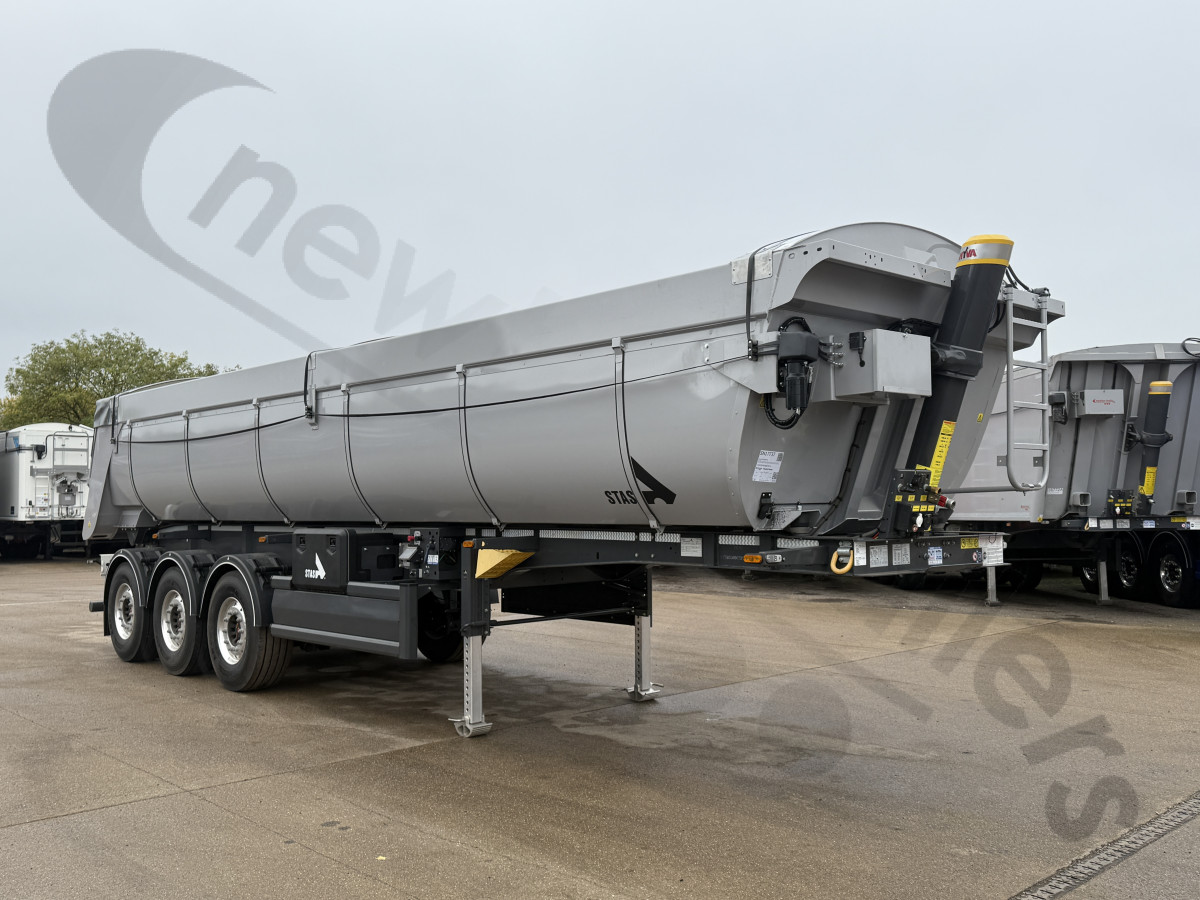 Hire New 2025 STAS Steel Body Aggregate Tipping Trailer