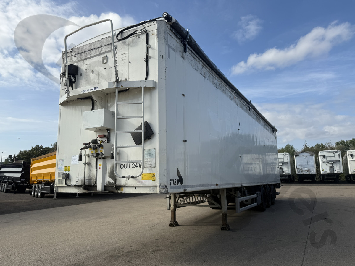 Used 2017 STAS Biomass Moving Floor Trailer