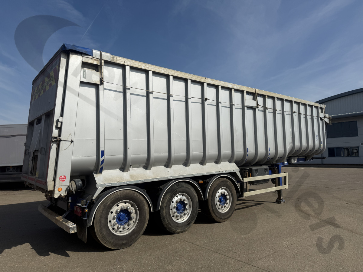 Hire Used 2017 Fruehauf Bathtub 'U' Shape Ribsided Tipping Trailer
