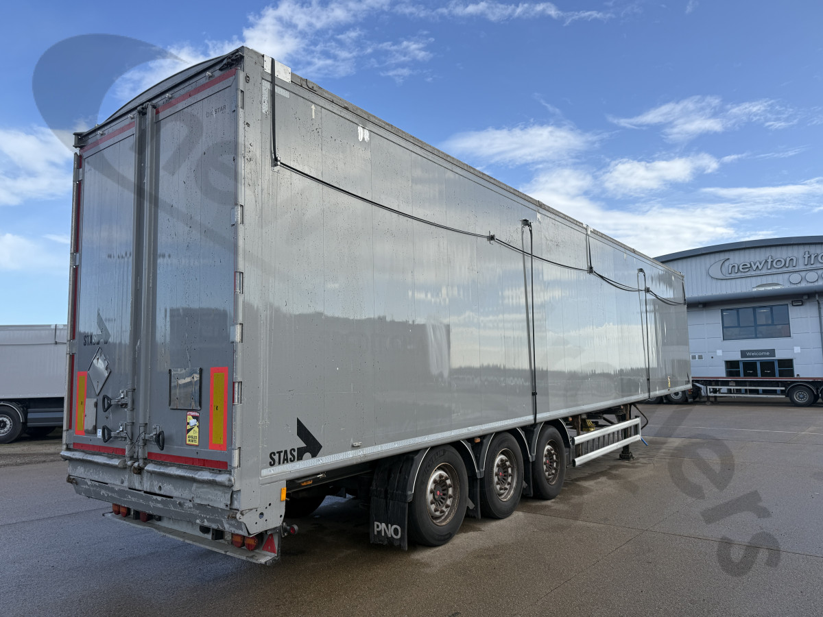 Used 2019 STAS Biomass Moving Floor Trailer