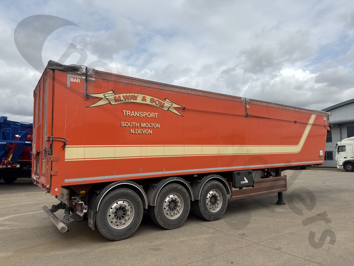 Used 2022 STAS Plank Sided Tipping Trailer