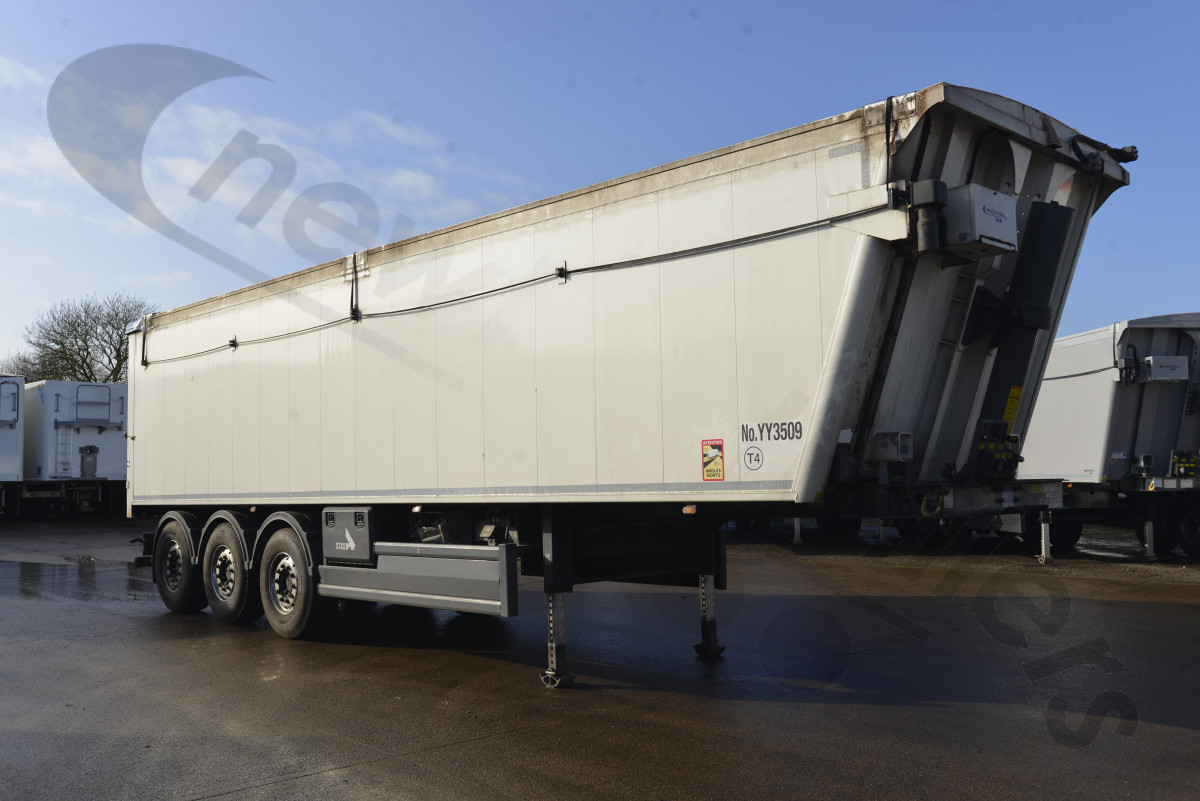 Used 2021 STAS Plank Sided Tipping Trailer