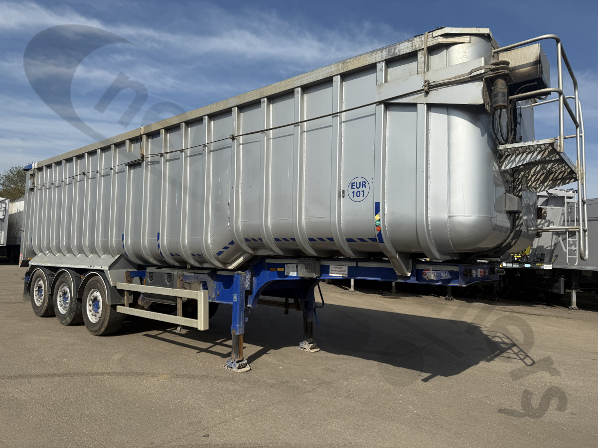 Hire Used 2017 Fruehauf Bathtub 'U' Shape Ribsided Tipping Trailer