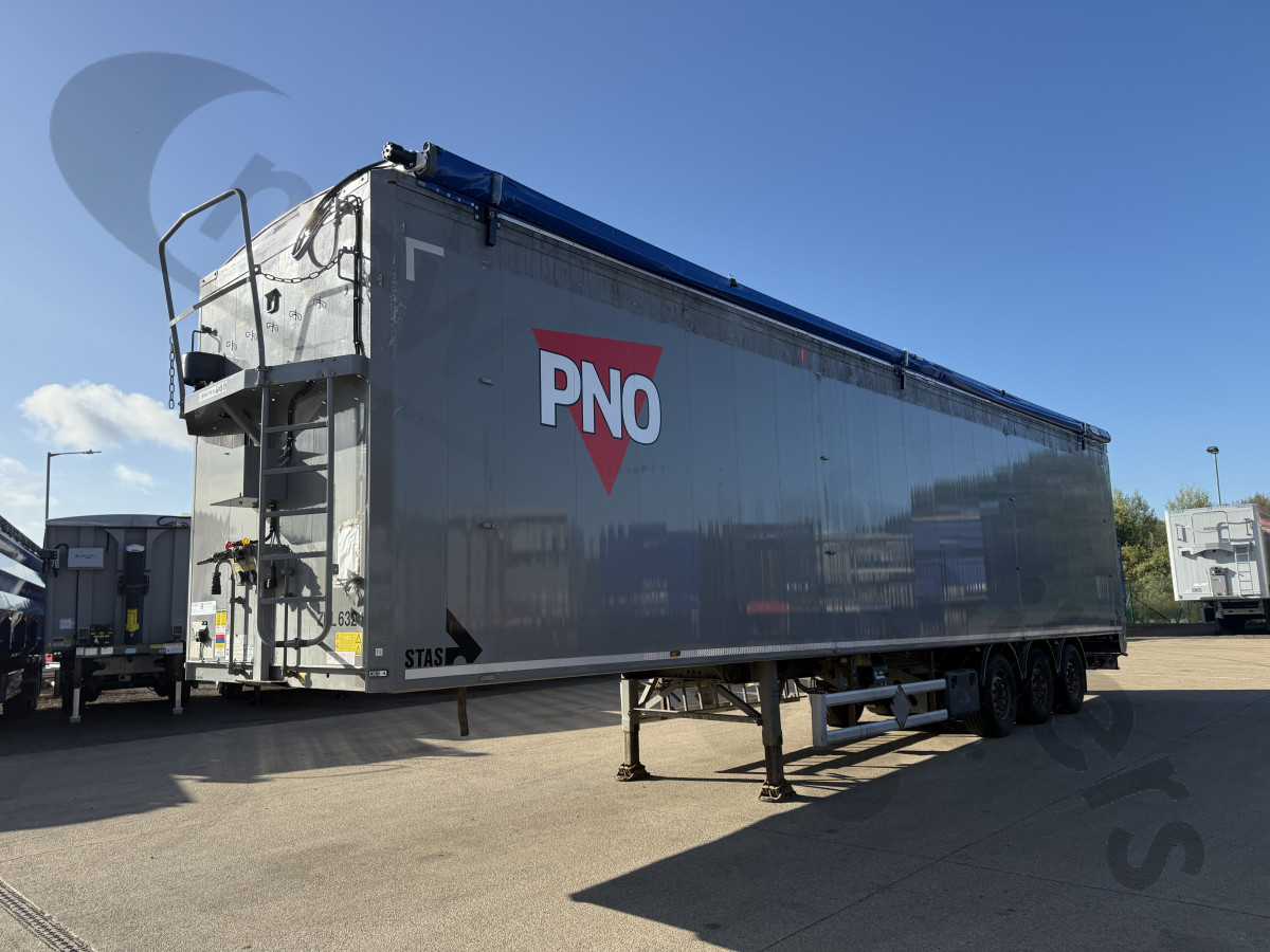 Used 2018 STAS Biomass Moving Floor Trailer