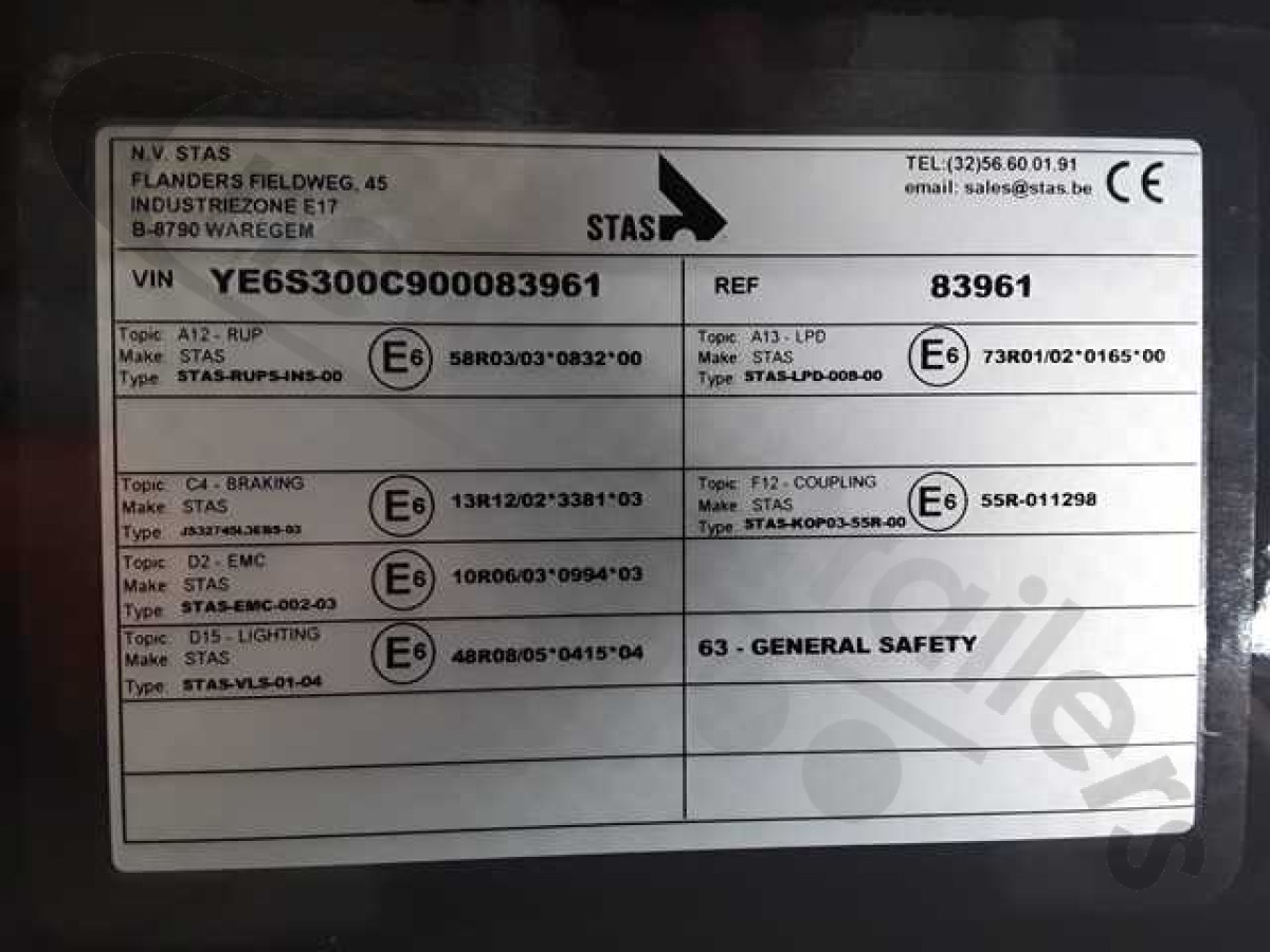 Hire New 2026 STAS Plank Sided Tipping Trailer