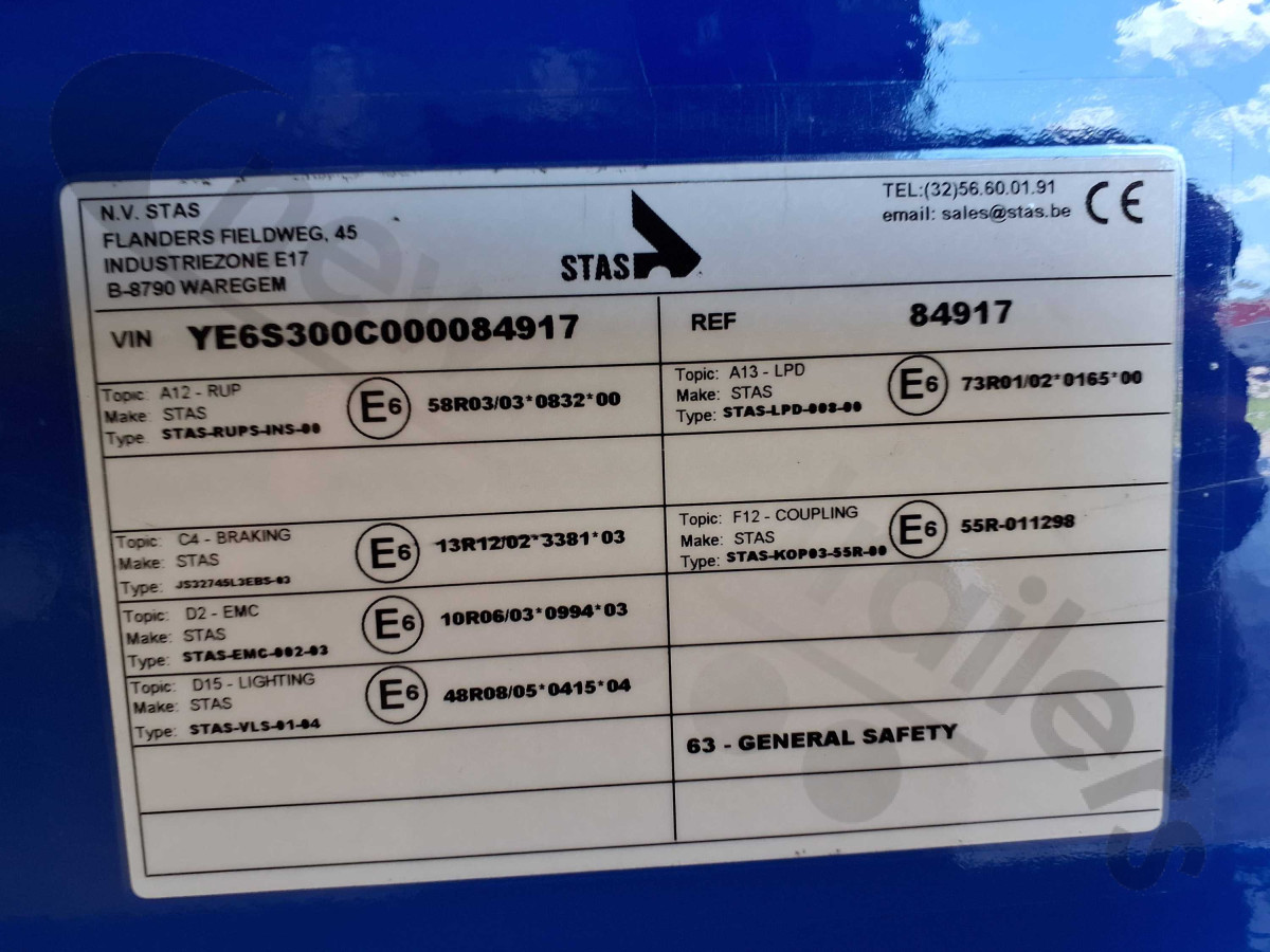 New 2026 STAS Plank Sided Tipping Trailer