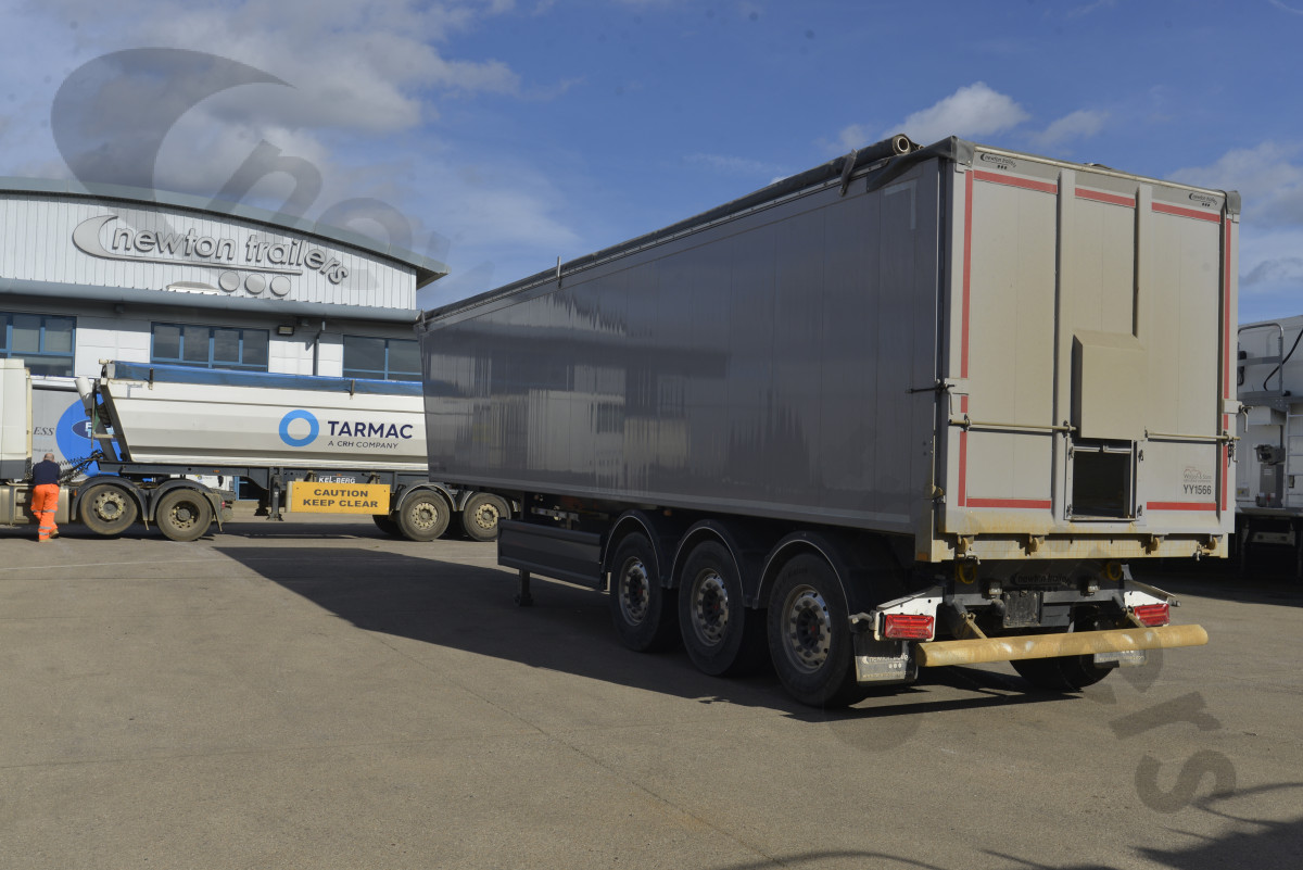 Used 2021 STAS Plank Sided Tipping Trailer