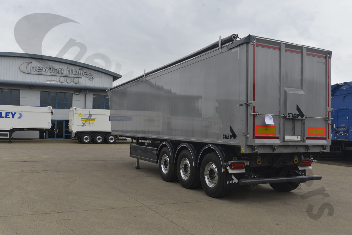 Hire Used 2023 STAS Plank Sided Tipping Trailer
