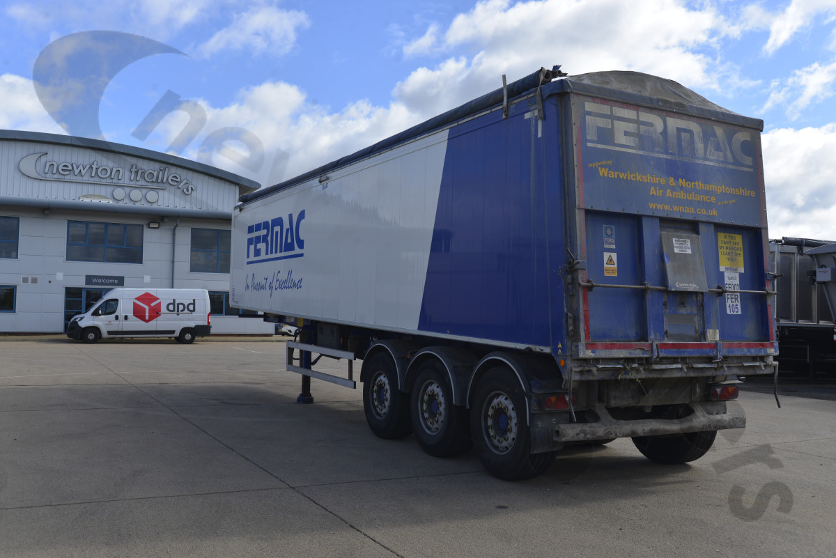 Used 2016 Fruehauf Plank Sided Tipping Trailer