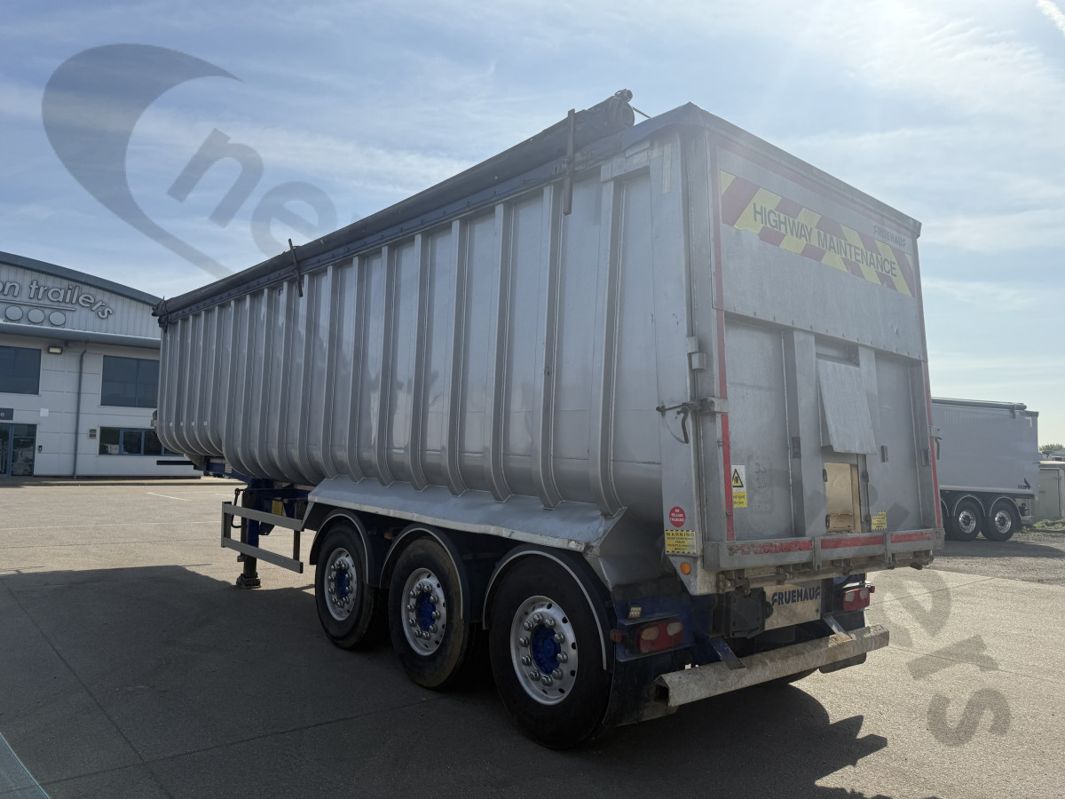 Hire Used 2017 Fruehauf Bathtub 'U' Shape Ribsided Tipping Trailer