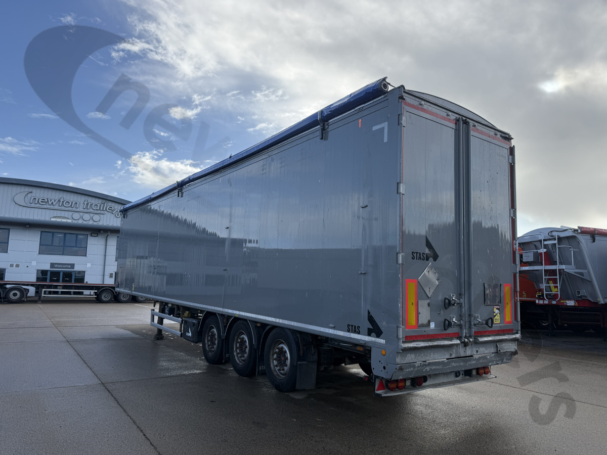 Used 2019 STAS Biomass Moving Floor Trailer