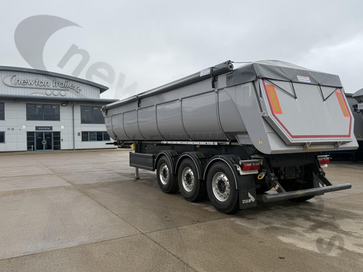 Hire New 2025 STAS Steel Body Aggregate Tipping Trailer
