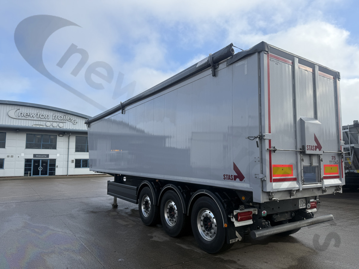 Used 2024 STAS Plank Sided Tipping Trailer