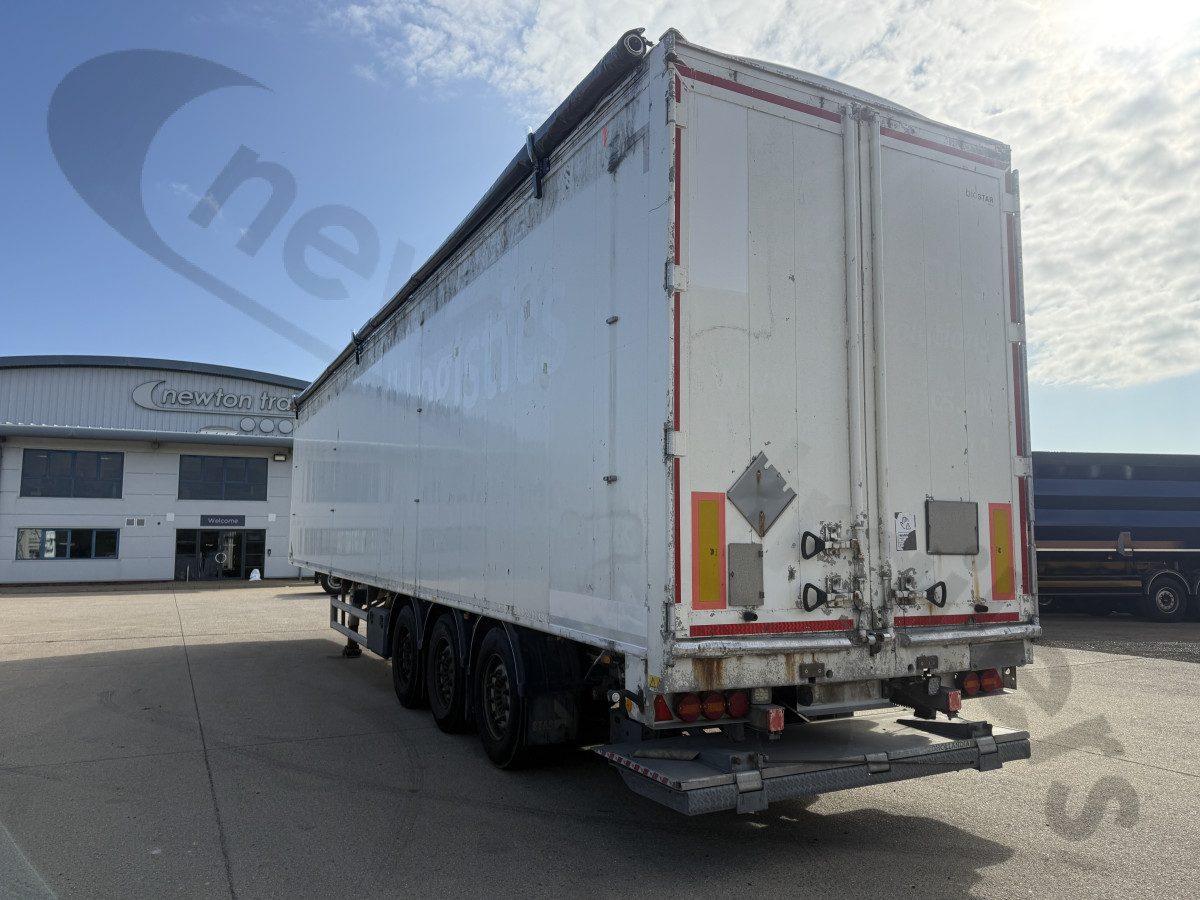 Used 2017 STAS Biomass Moving Floor Trailer